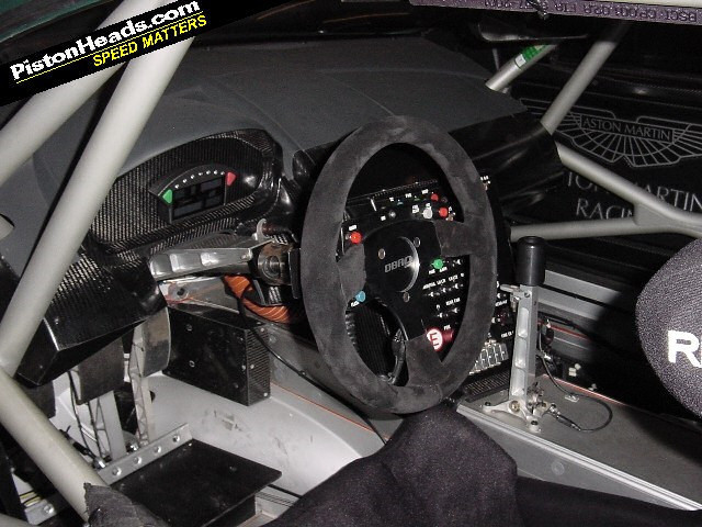 Aston DB9R interior